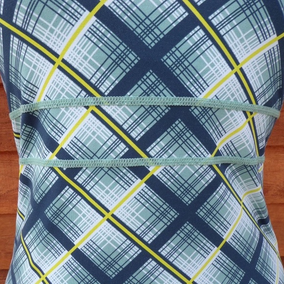 Title Nine Plaid Strappy Dress
Size Xsmall
blue plaid and yellow accent - Picture 3 of 10